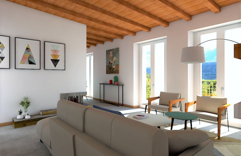 Brand-new apartments in Pianello del Lario - Lake view