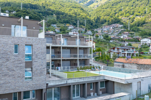 New apartments in residence with swimming pool – near Menaggio