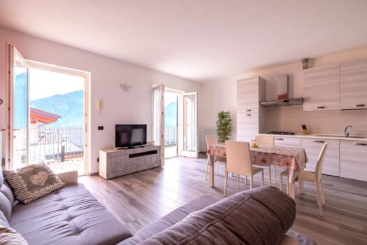 Apartment with swimming pool and lake view