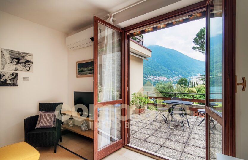 apartment facing the lake