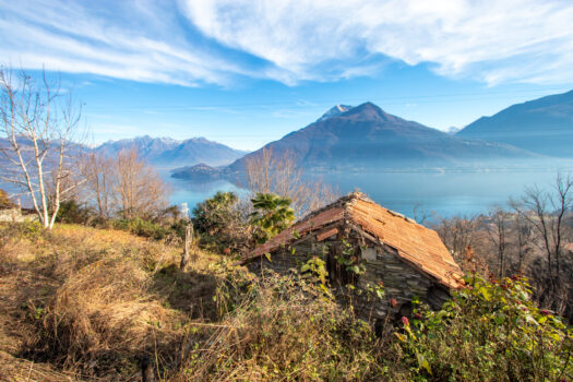 Building land in Pianello del Lario – stunning lake view