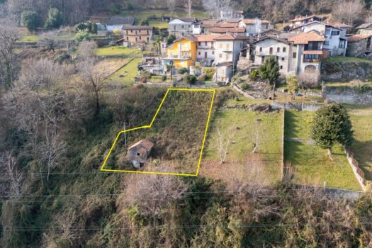 Building land in Pianello del Lario – stunning lake view