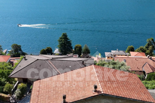 Lake house with view and garden in Carate Urio