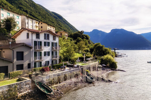 Modern lake front apartment near Bellagio