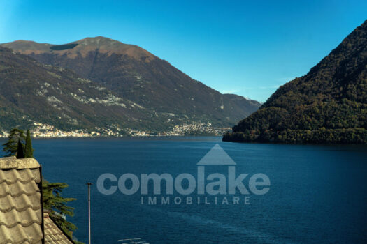 Lakeside home with a spacious terrace