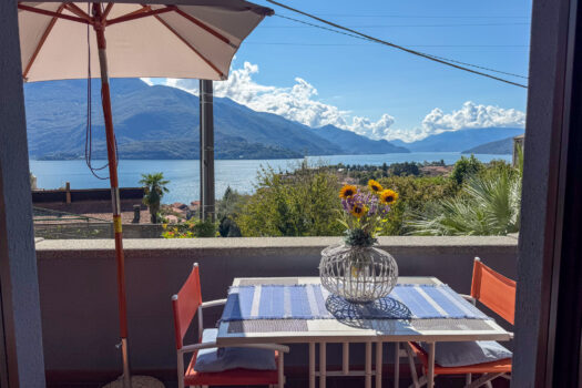 Three-room apartment with lake view in Gravedona – near the centre