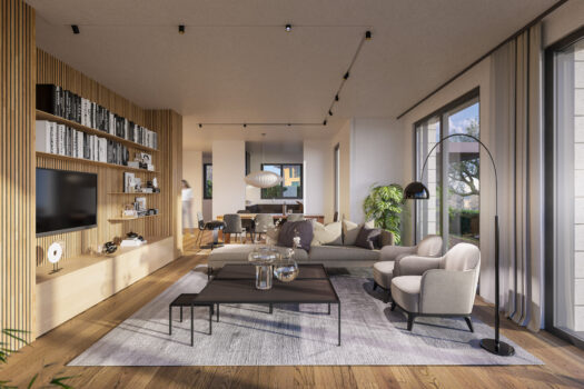 New villas with pool on Lake Como – lake view