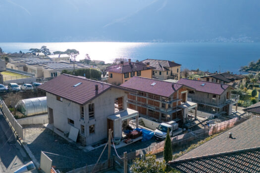 New villas with pool on Lake Como – lake view