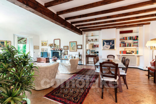 Apartment in historic house with terrace and garden in Moltrasio