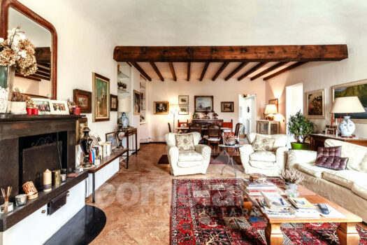 Apartment in historic house with terrace and garden in Moltrasio