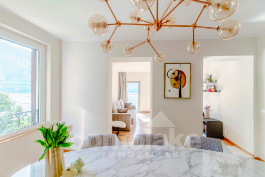 Detached house with a garden and lake view in Carate Urio