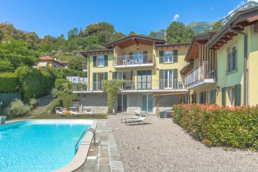 Appartamenti in residence con piscina a Griante