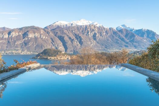 Villa moderna con piscina e vista lago in Tremezzina