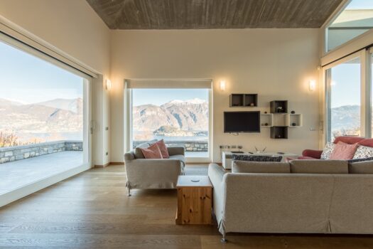 Villa moderna con piscina e vista lago in Tremezzina