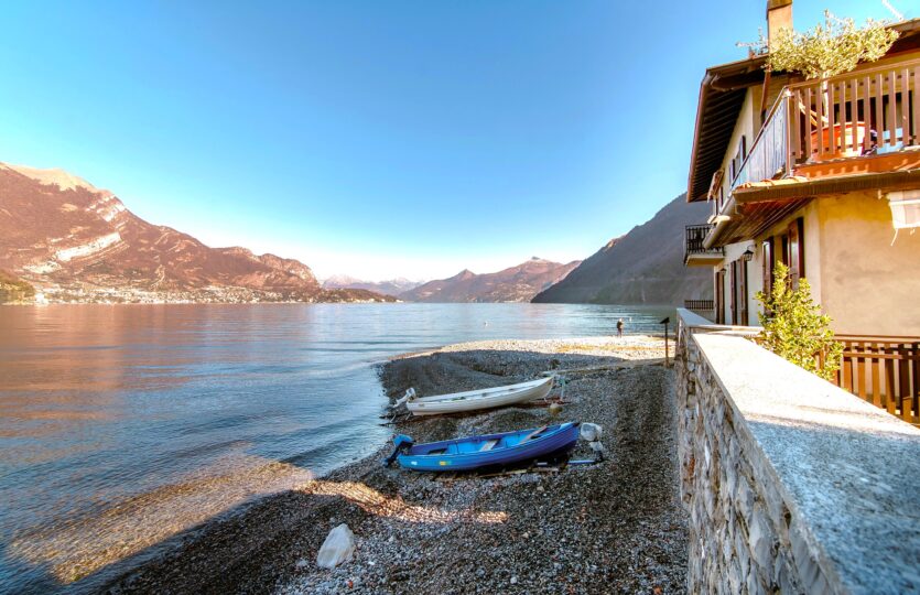 Appartamento a lago con posto barca