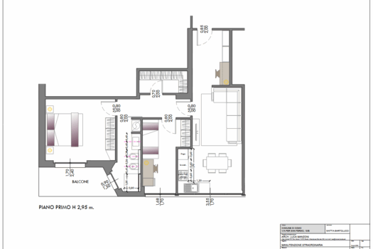Appartamento con terrazzo vista lago a Como