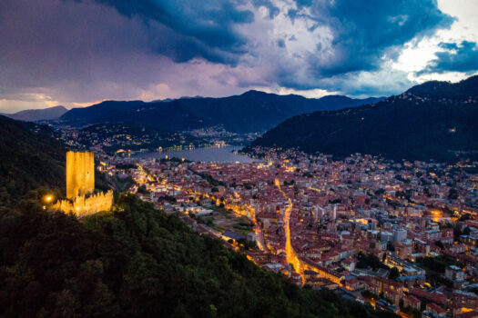 Appartamento con terrazzo vista lago a Como