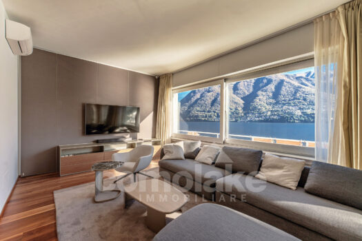 Villa moderna a lago con ampio giardino