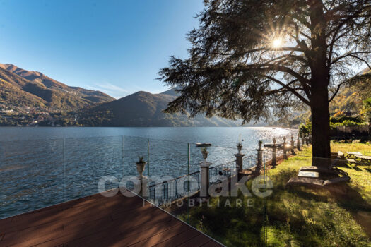 Villa moderna a lago con ampio giardino