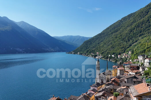 Villa moderna a lago con ampio giardino