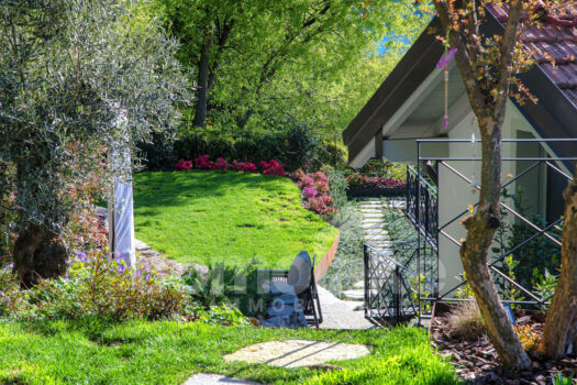 Casa di lago con giardino e vista lago a Carate Urio
