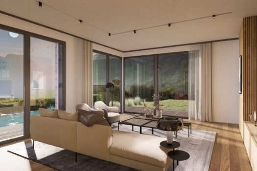 Nuove ville con piscina sul lago di Como – vista lago