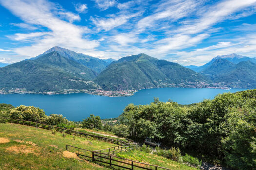 Villa con vista lago a Cremia – posizione dominante