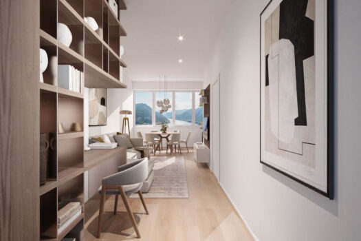 Appartamento con terrazzo vista lago a Como