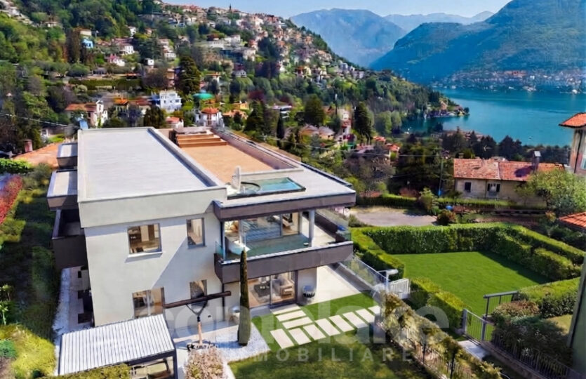 Appartamento moderno in villa con giardino a Cernobbio